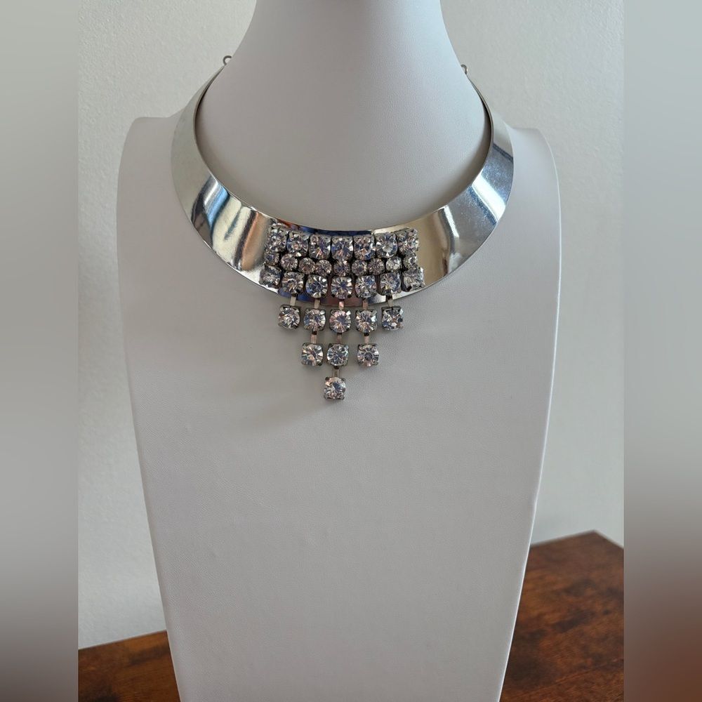 Dazzing Rhinestone Choker Necklace NWOT